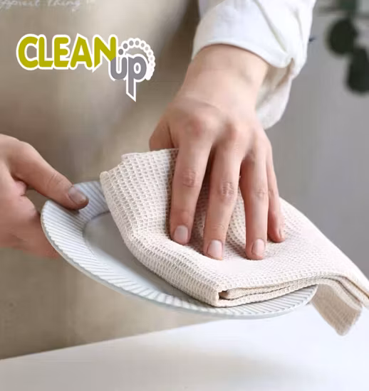 Hot Selling Waffle Cleaning Cloth Washing Cloth Home Use