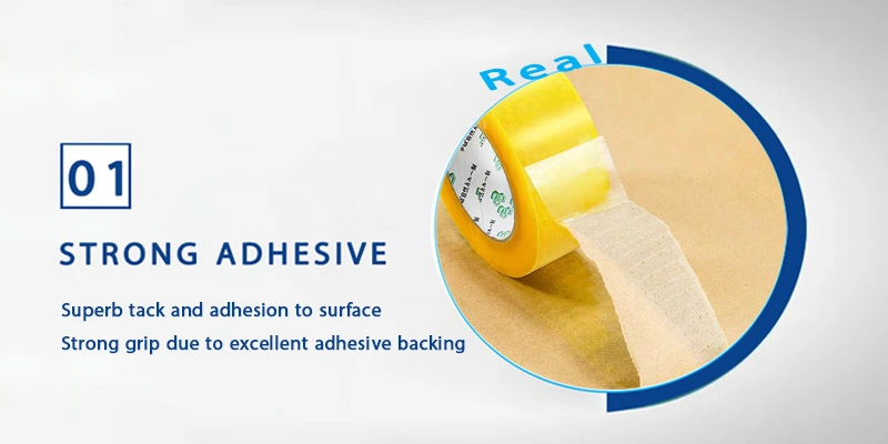 Hot Selling BOPP/OPP Clear Packing Packaging Adhesive Custom Printed Carton Sealing Roll Tape for Shipping Packaging Moving Sealing
