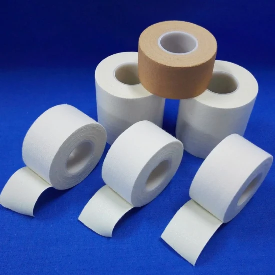 Surgical Adhesive Plaster Athletic Sports Tape Strong Rigid Strapping Tape for Sports Injuries Zinc Oxide Adhesive Plaster Zinc Oxide Tape for Tin Package