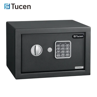 Home Office Use Digital Fashion Storage Case Security Safe Box in Black